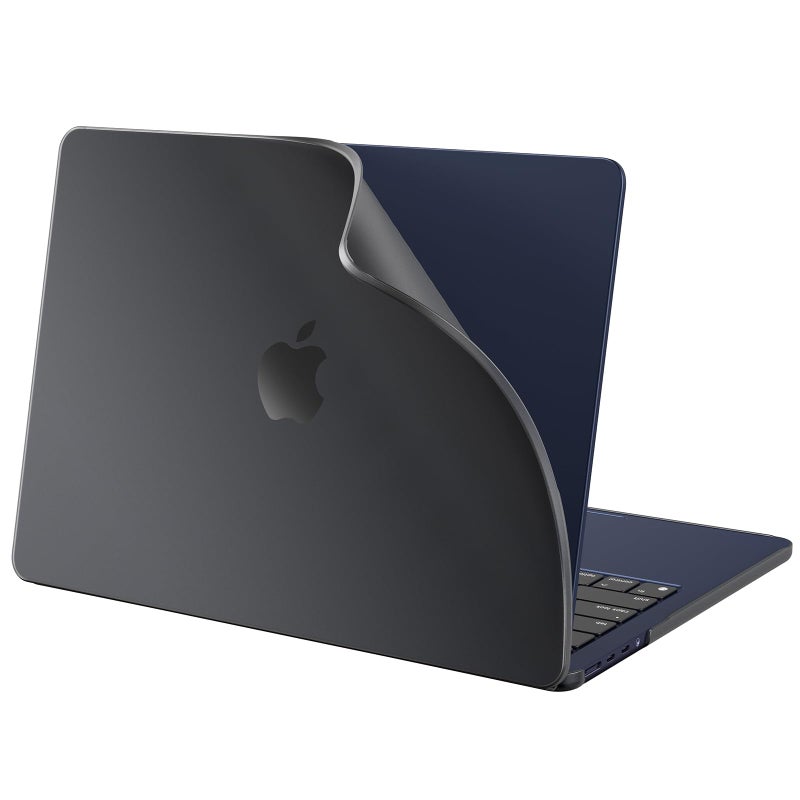 BlueSwan Soft Case Compatible with MacBook Pro 14 inch M3 M2 M1 2024-2021 Release  Shatterproof PP and Matte Anti-Fingerprint Protective Case&Camera Cover  Matte Black - Image 1